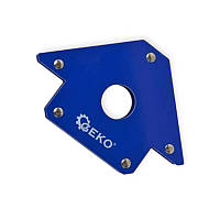 Струбцина магнітна для зварювання 45°, 90°, 135°, вантажопідйомність 22кг "стріла" Geko