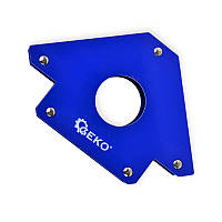 Струбцина магнітна для зварювання 45°, 90°, 135°, вантажопідйомність 34кг "стріла" Geko