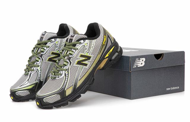 New Balance 740 Silver Black фото