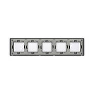 Вимикач 2-клавішний + Розетка З/К (4 шт.) 1DAL | Золото (P370-SW2G-STX4.GD), фото 8