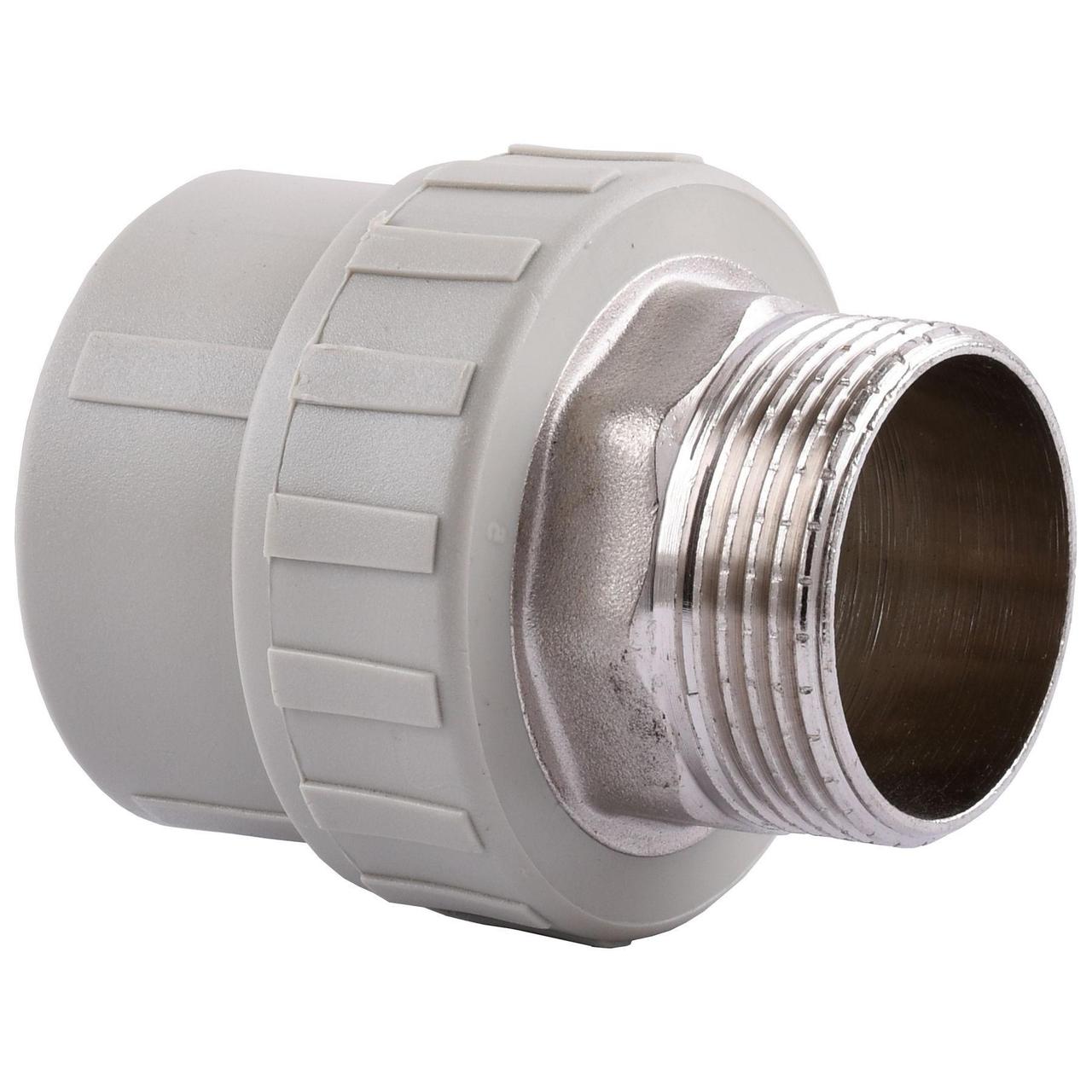 Муфта зовнішня різьба під ключ Vsplast PPR 50x1 1/2" 1005, фото 1