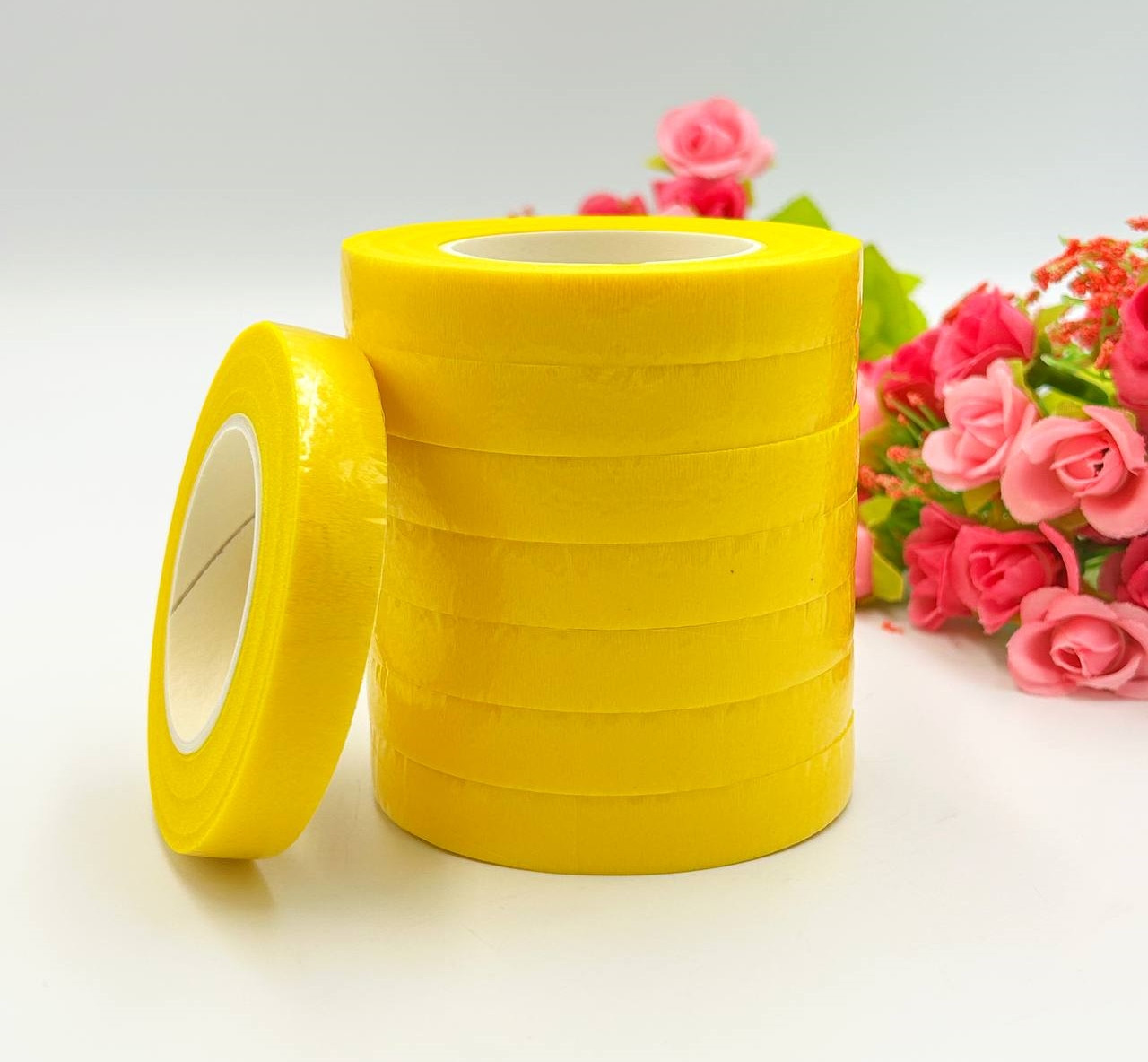 ОПТ / Флористична Тейп-Стрічка / Упаковка -12шт / 30 метрів / Жовтий, фото 1