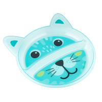 Популярний! Тарілка дитяча Canpol babies Звірятка Бірюзова 2 відділення (74/005) - Краща якість тільки на Nukleon.com.ua