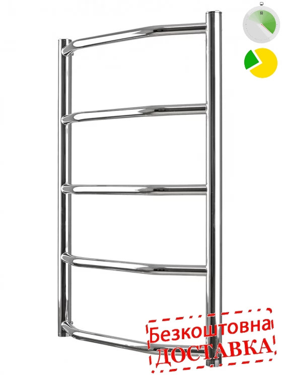 Рушникосушарка водяна Mario Трапеція 650х430/400