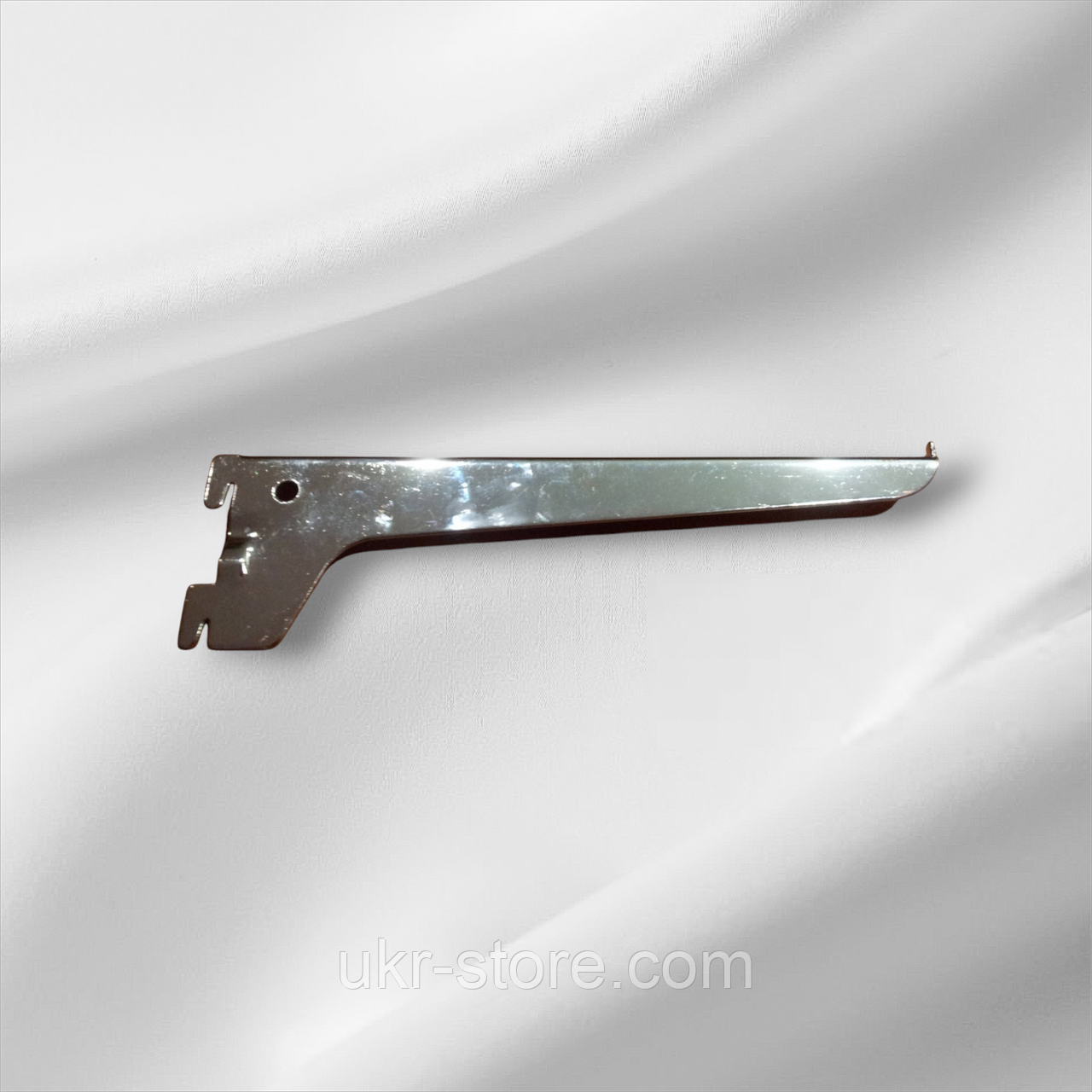 Тримач для рушників на рейку хром 30 см., фото 1