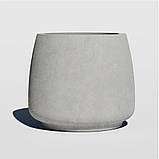 Бетонний вазон серія "Джела" (Д44-58 см) для квітів та дерев, для вулиці, саду, дачі та тераси, фото 2