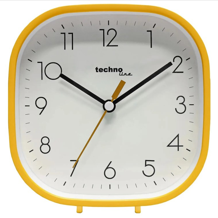 Годинник Настільний Кварцевий для дому Technoline Modell N Yellow (Modell N) Німеччина