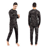 Чоловіча термобілизна Lesko A152 Camouflage Black XL для холодної погоди риболовлі 245 шт., фото 4