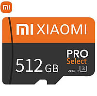 Карта памяти Mi Xiaomi 512Gb microSD XC class 10 микро сд КСИОМИ 512Гб + адаптер micro SD