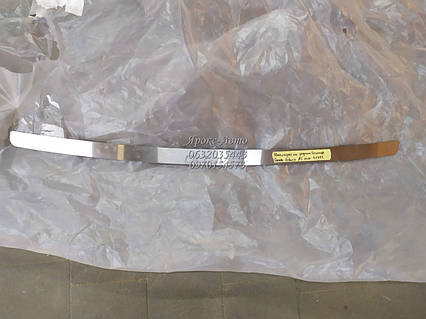 Накладка на задній бампер Skoda Octavia A5 (2004-2010) неіржавка сталь, з написом 000041433