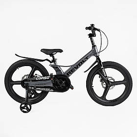 Двоколісний велосипед Corso Revolt на 20 дюймів, сірий 20922