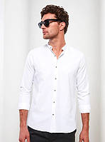 Біла чоловіча сорочка LC Waikiki/ЛС Вайкікі з коміром-стійкою. фірмова Туреччина