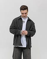 Свободная плотная хлопковая мужская рубашка в мелкую клетку весенняя молодежная рубашка на кнопках для парней