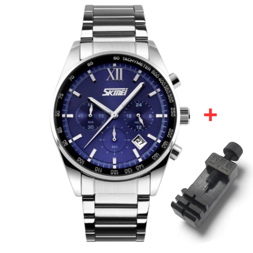 Чоловічий годинник з хронографом Skmei 9096BU Blue
