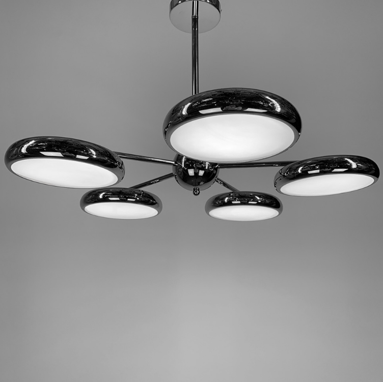 Люстра дизайнерська на 5 світлових блоків S 011/5 CH, фото 1