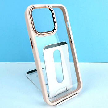 Чохол TPU+PC Lyon Case для iPhone 15 Рожевий