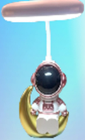 Настільна лампа з акумулятором із фігуркою космонавта ASTRONAUT LAMP