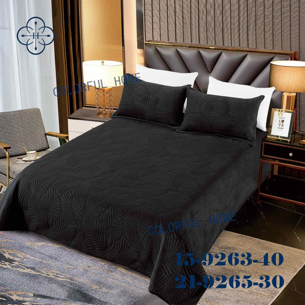 Велюрове покривало розмір 210*230 мікс кольорів у пачці 5 шт., фото 1