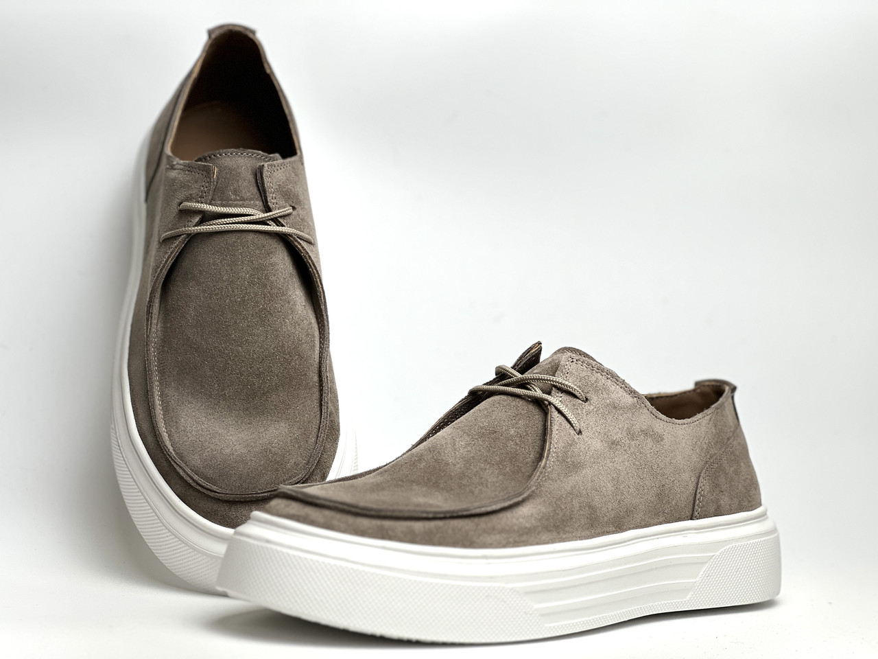 Шкіряні чоловічі топсайдери мокасини Gross, фото 1