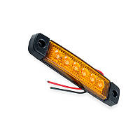 Габарит додатковий лінза 6 SMD жовтий