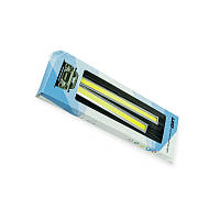Ходові вогні 12V DRL COB 170х15мм WHITE хром Megalight