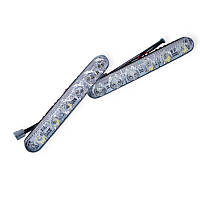Ходові вогні 12V DRL-ARP-6 170х20мм метал.корпус 1W Megalight