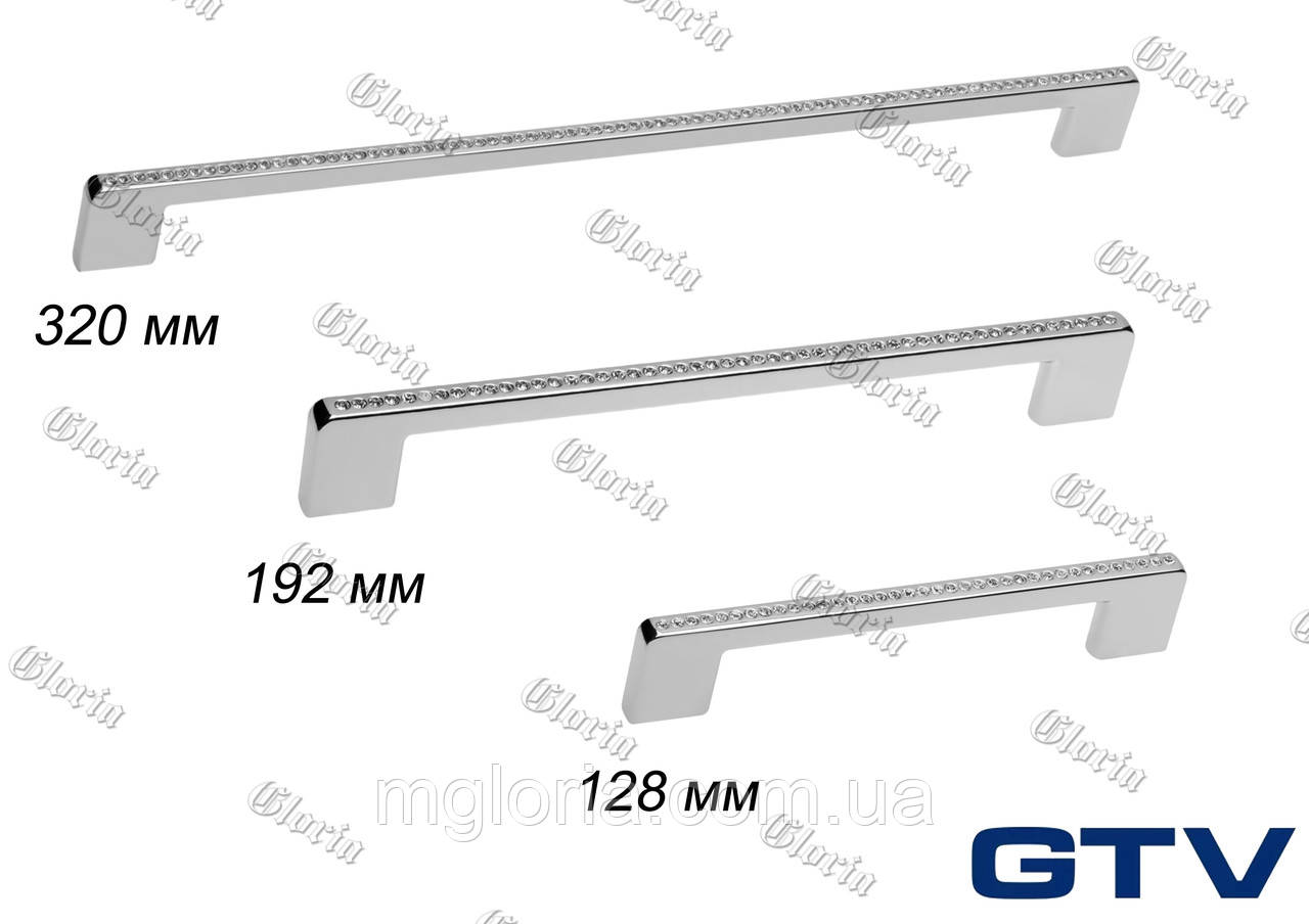 Ручки меблеві GTV CRA 14 з кристалами