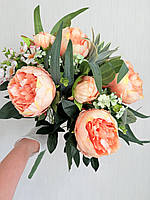 Букет - композиція з штучними півоніями ( 53 см ), фото 7
