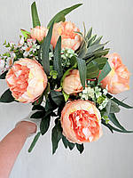 Букет - композиція з штучними півоніями ( 53 см ), фото 3