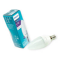Лампа побутова діодна 220V E14 5W 840 B35 4000К PHILIPS