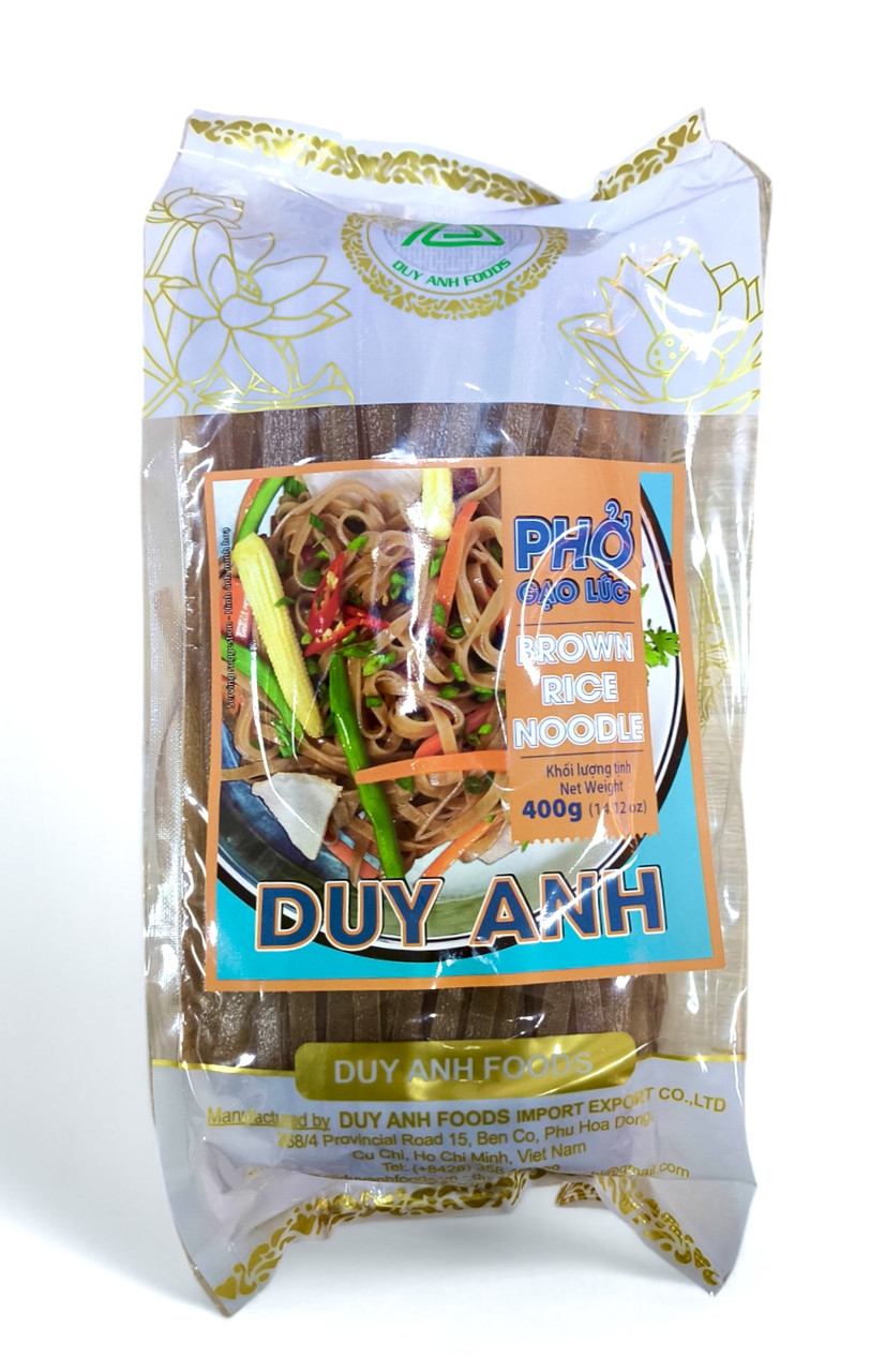 Локшина рисова коричнева 5 мм, 400 гр. DUY ANH FOODS