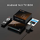 Смарт приставка H96 MAX M9S 8/128 ГБ, RK3576, Android 14, WIFI 6, фото 8