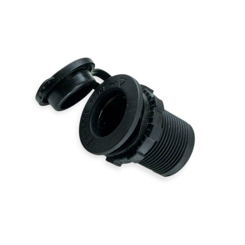 Гніздо під роз'єм прикурювача пластмасове з підсвічуванням синім