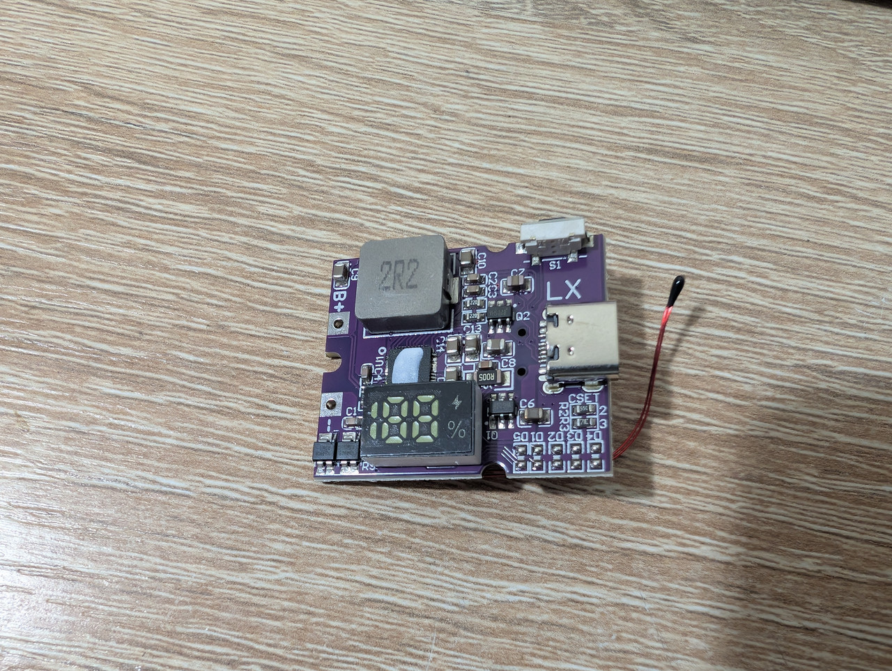 Плата повербанка Powerbank 22.5W QC4.0 QC3.0 USB-A Type-C Led-екран