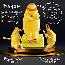 Іграшка плед 3 в 1 ( плед-подушка-іграшка) розмір пледа 110х150