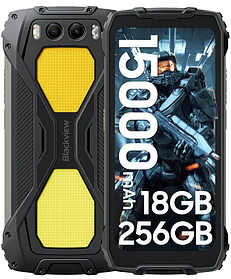 Смартфон Blackview BV7300 Black 6/256gb NFC 15000mAh Подвійні ліхтарі для кемпінгу