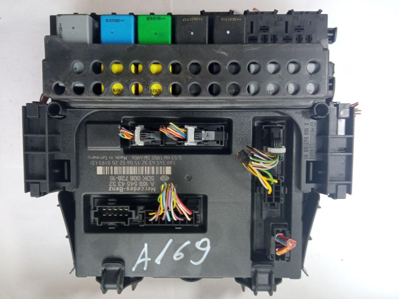 Електронний блок керування mercedes A1695454332 / 5DK008728-16 A-169 / A 169 545 4332