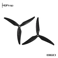 Комплект пропелерів 4шт HQProp8X6X3 Black glass Fiber Nylon 8060