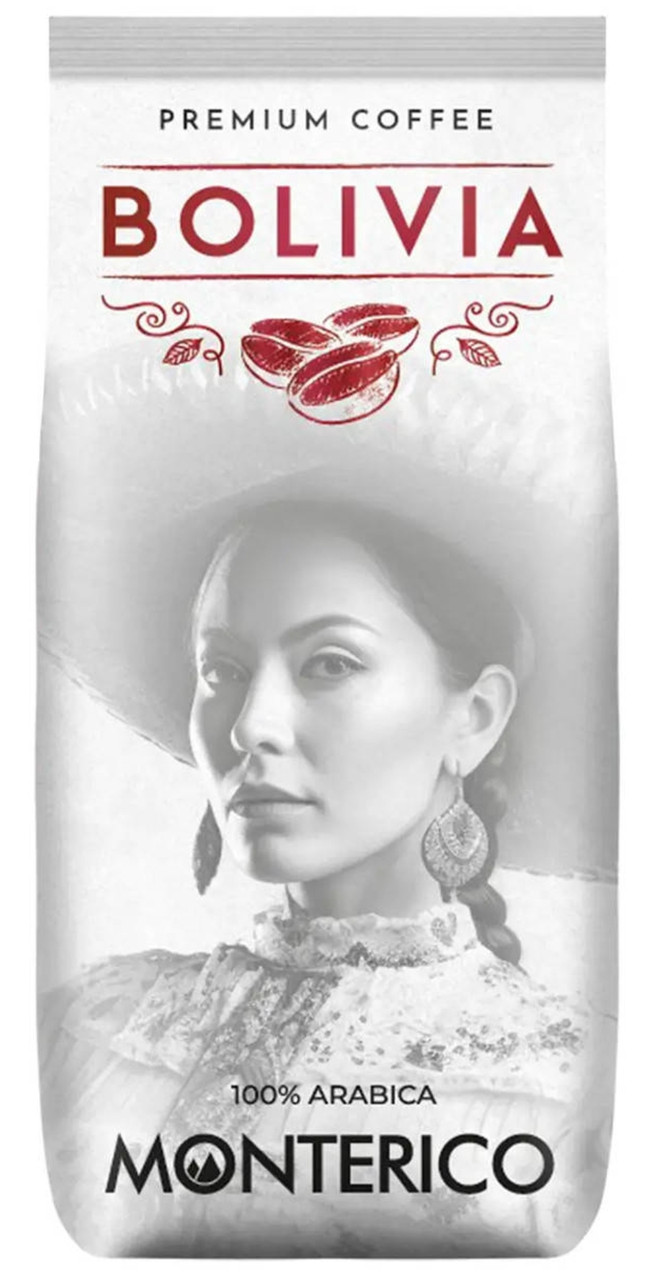 ОРИГІНАЛ! Кава в зернах Monterico BOLIVIA 1000г, 100% Arabica Іспанія, преміум кава