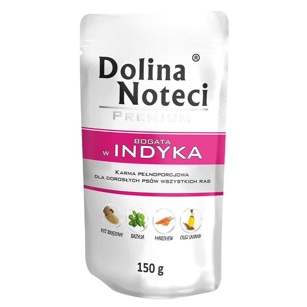 Вологий корм для собак з індичкою Dolina Noteci Premium 150 гр