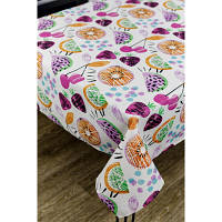 Популярний! Скатертина Прованс Violet cherries 120х136 (032982) - Краща якість тільки на Nukleon.com.ua