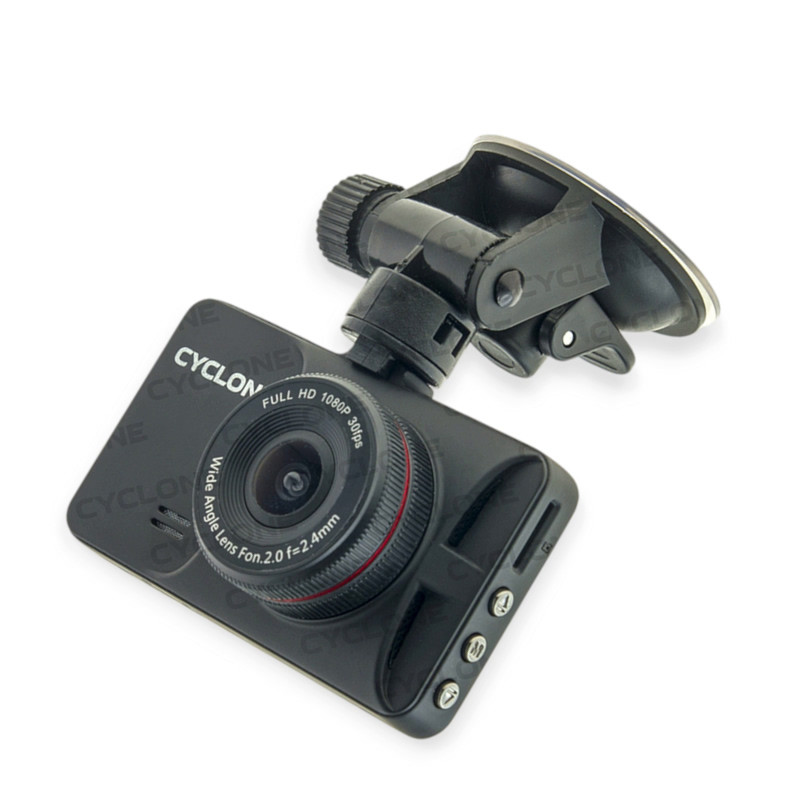 Відеореєстратор HD (1280x720) Cyclone диспл. 2,7, 120°, до 32 Гб microSD, метал корпус