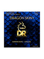 Струни для акустичної гітари DR Strings DRAGON SKIN+ Acoustic Phosphor Bronze Light (12-54)