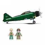 Конструктор SLUBAN M38 - B1108 Винищувач Mitsubishi A6M Zero  560 деталі, фото 5