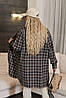 Сорочка подовжена в клітинку, фото 4