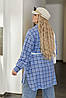 Сорочка подовжена в клітинку, фото 7