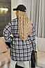 Сорочка подовжена в клітинку, фото 8