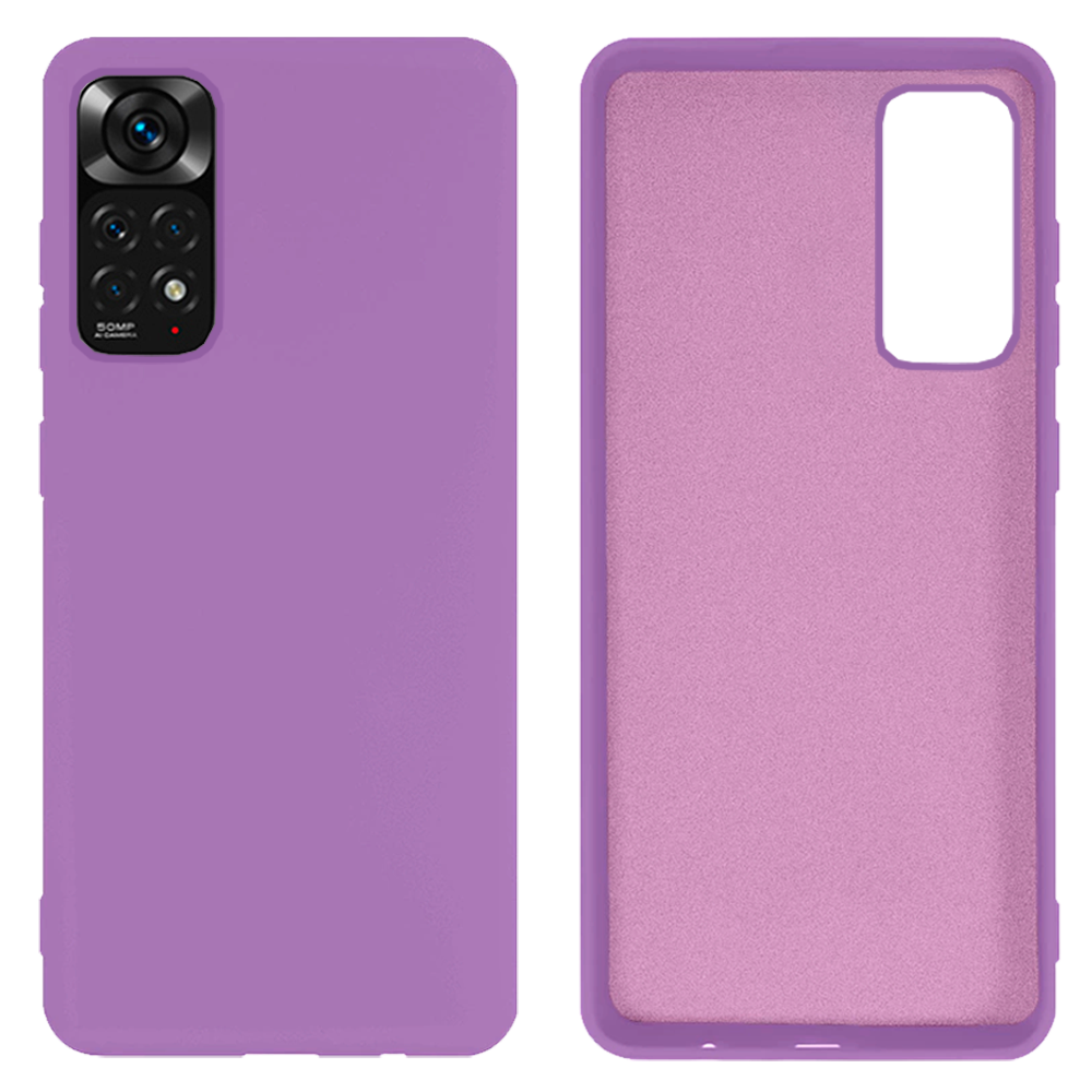 Чохол Silicone case Camera Protective для Xiaomi Redmi Note 11 (24) чорничний Blueberry