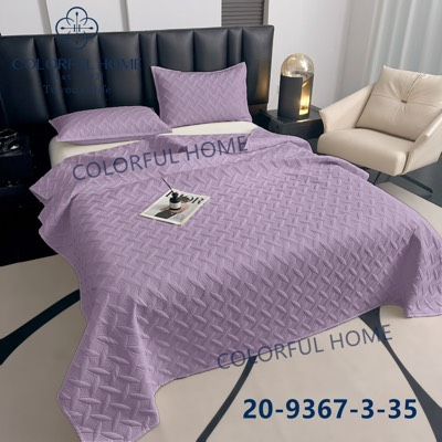 Покривало (200*230) хб із двома наволочками (50х70) колір показаний на зображенні у пачці 5 шт., фото 1