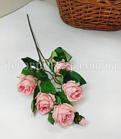 Гілка троянди дрібної кущової. 50см. Персикова